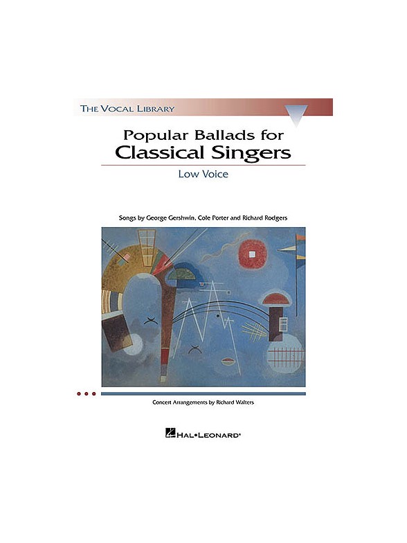 Popular Ballads For Classical Singers (Low Voice)