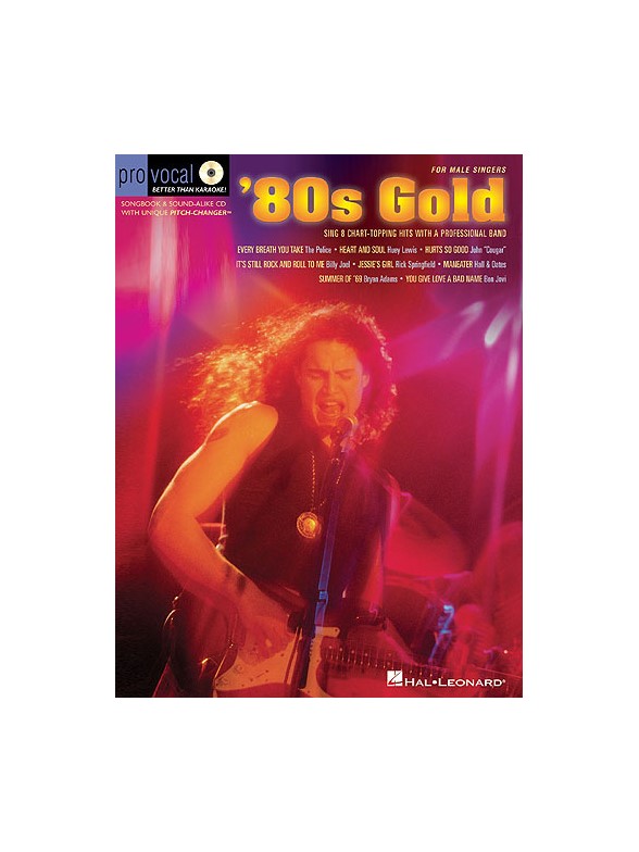 '80s Gold For Male Singers - Pro Vocal Men's Edition