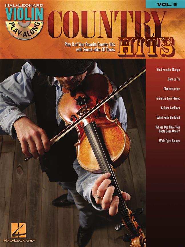 Violin Play Along Volume 9 Country Hits Vln Book/Cd