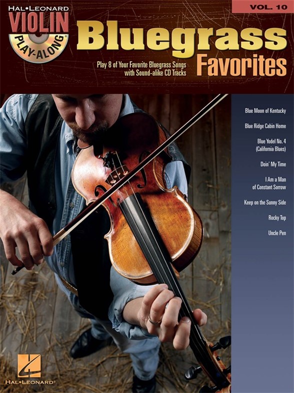 VIOLIN PLAY ALONG VOLUME 10 BLUEGRASS FAVORITES VLN BK/CD