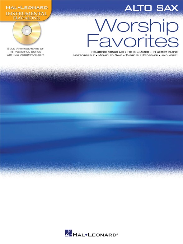 INSTRUMENTAL PLAY ALONG WORSHIP FAVORITES ASAX BK/CD