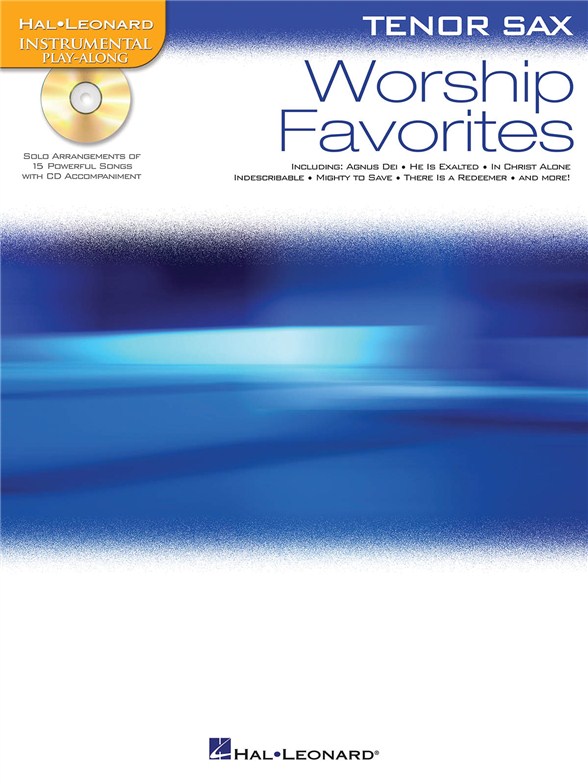 INSTRUMENTAL PLAY ALONG WORSHIP FAVORITES TSAX BK/CD