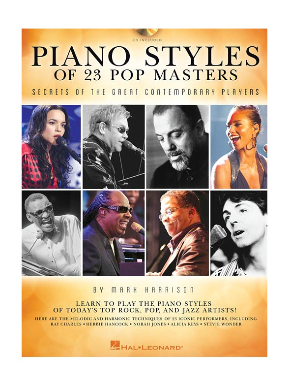 Piano Styles Of 23 Pop Masters: Secrets Of The Great Contemporary Players
