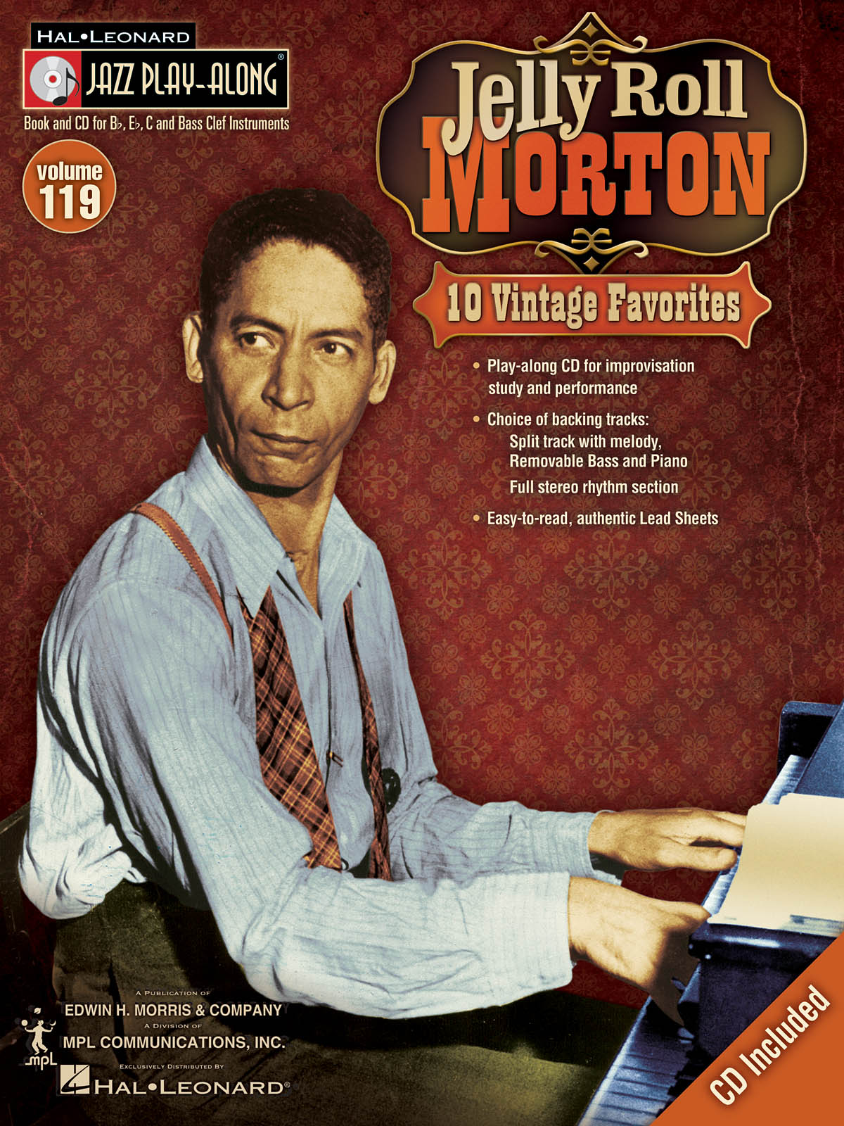 Jelly Roll Morton : Jazz Play-Along Volume 119
