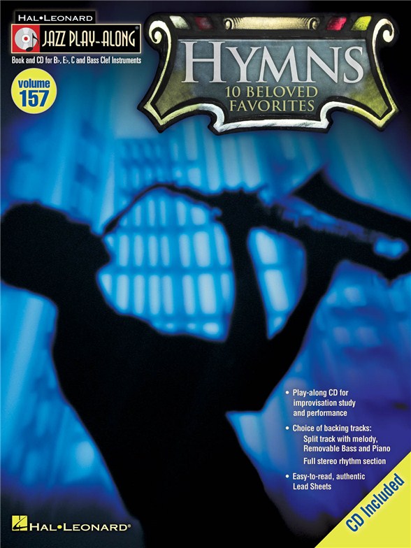 JAZZ PLAY ALONG VOLUME 157 HYMNS ALL INSTRUMENTS BK/CD