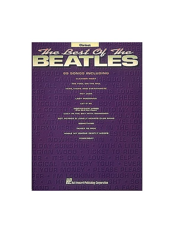 THE BEST OF THE BEATLES FOR CLARINET BOOK