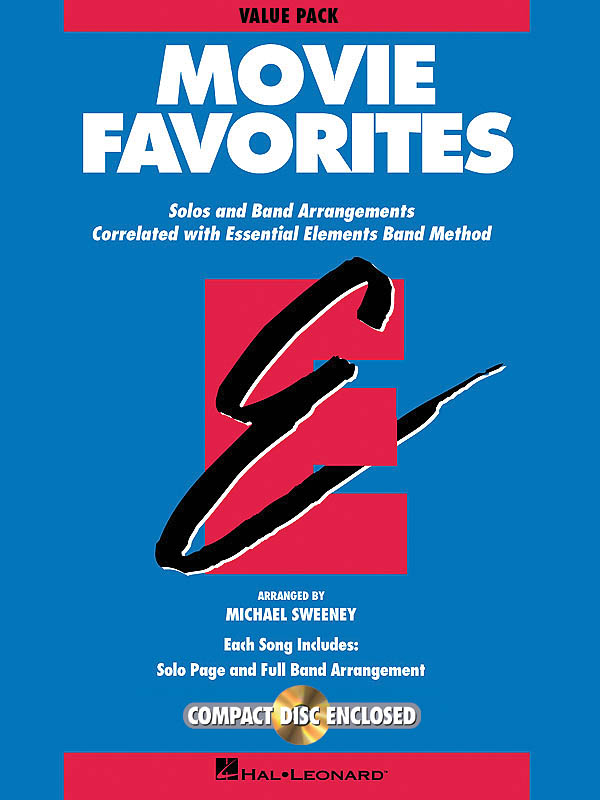 Essential Elements Movie Favorites - Value Pak : 37 part books, conductor score & CD