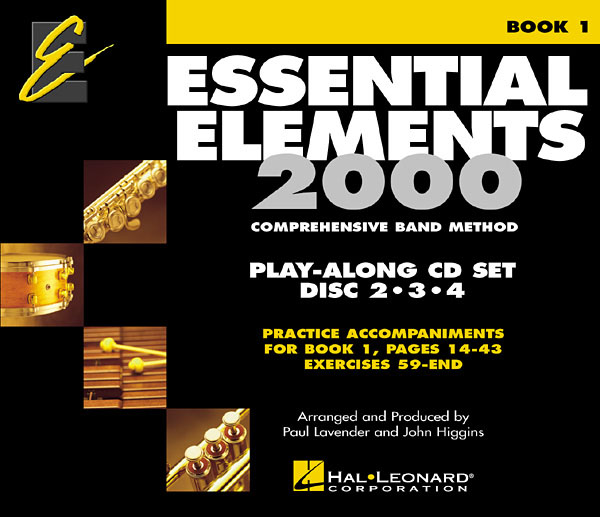 Essential Elements for Band - Book 1 - CDs : Play Along Trax - 3-CD Set