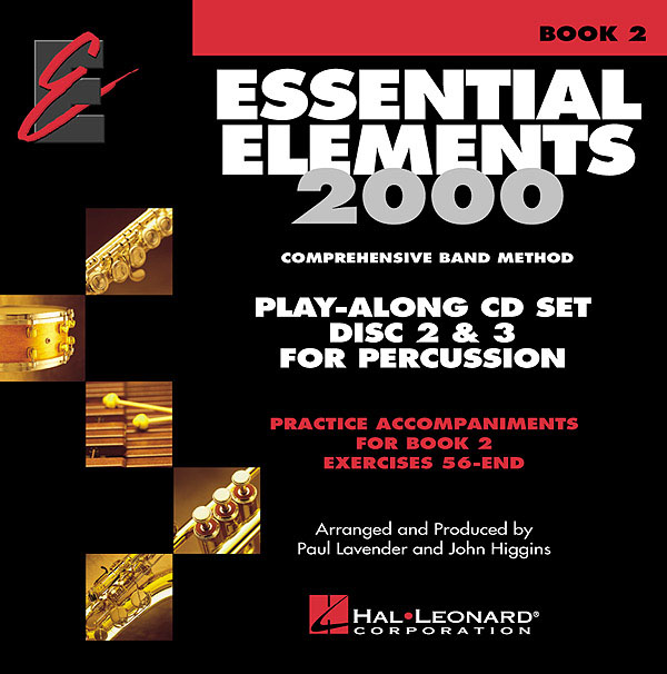 Essential Elements for Band - Book 2 - CDs Perc. : Play along Trax disc 2 & 3 for Percussion