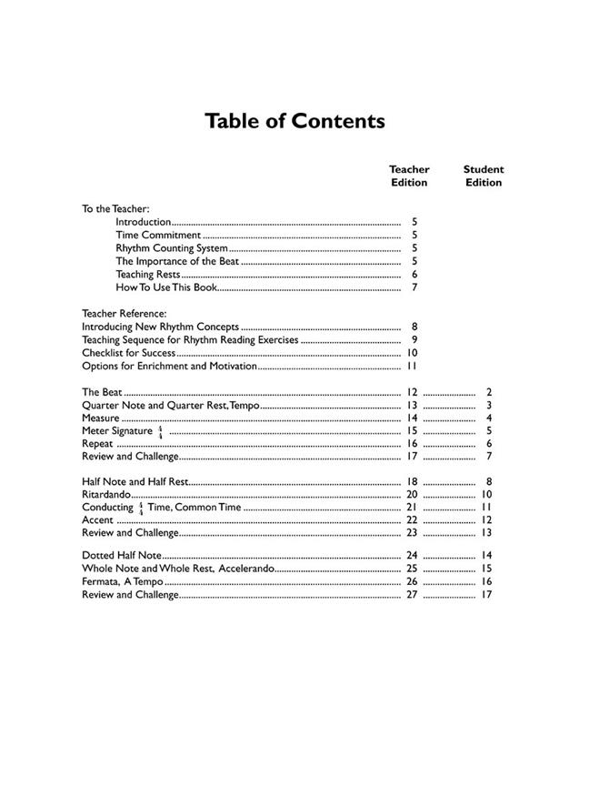 The Rhythm Reader : Student Edition