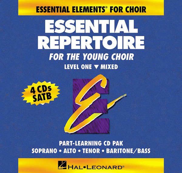 Essential Repertoire for the Young Choir : Level 1 Mixed, Part-Learning CD