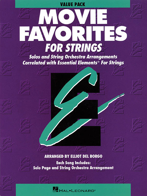 Essential Elements Movie Favorites for Strings : Value Pak - 24 part books, conductor score and CD