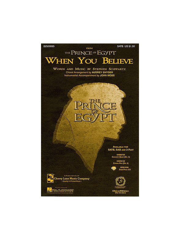 Stephen Schwartz: When You Believe (SATB)