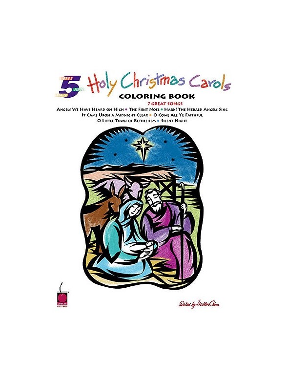 Holy Christmas Carols Coloring Book