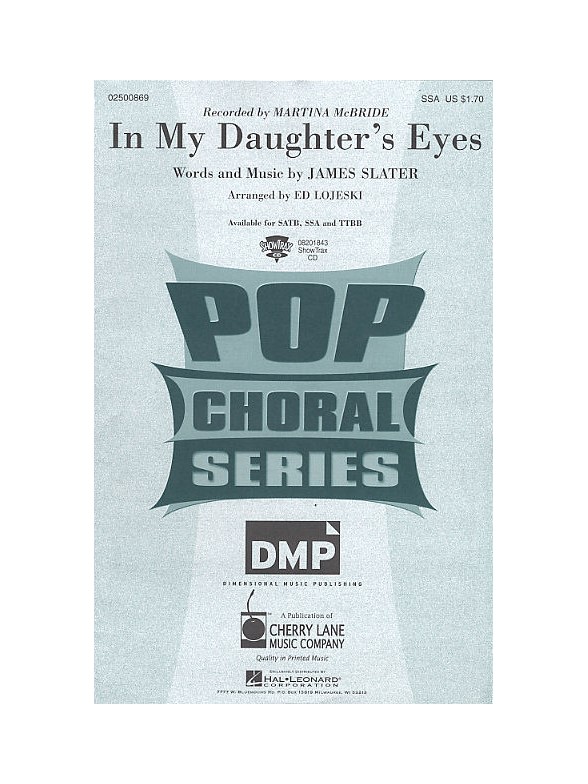 James Slater: In My Daughter's Eyes (SSA)