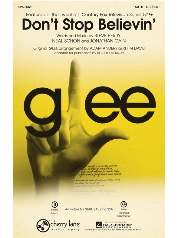 Journey: Don't Stop Believin' (Glee) - SATB