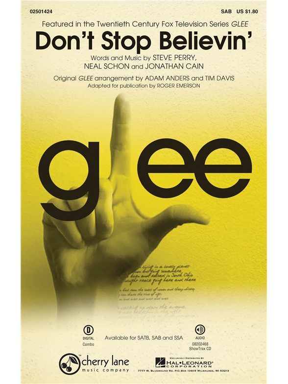 Journey: Don't Stop Believin' (Glee) - SAB