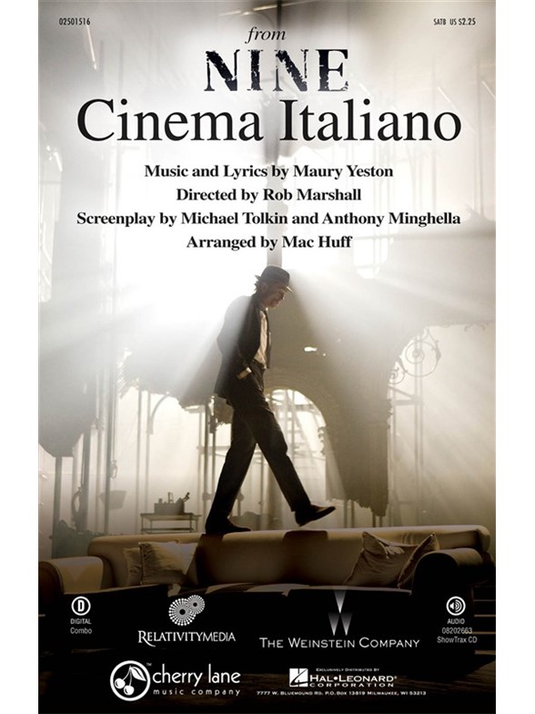 MAURY YESTON CINEMA ITALIANO FROM NINE (ARR MAC HUFF) SATB CHORAL