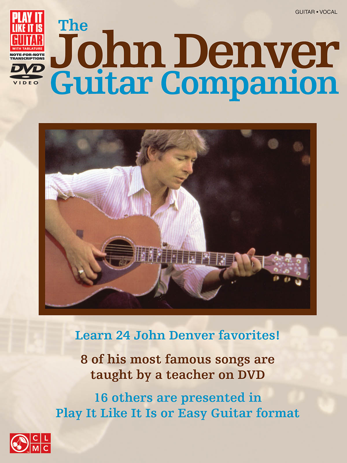 Denver John The John Denver Guitar Companion Gtr Tab Book/Dvd