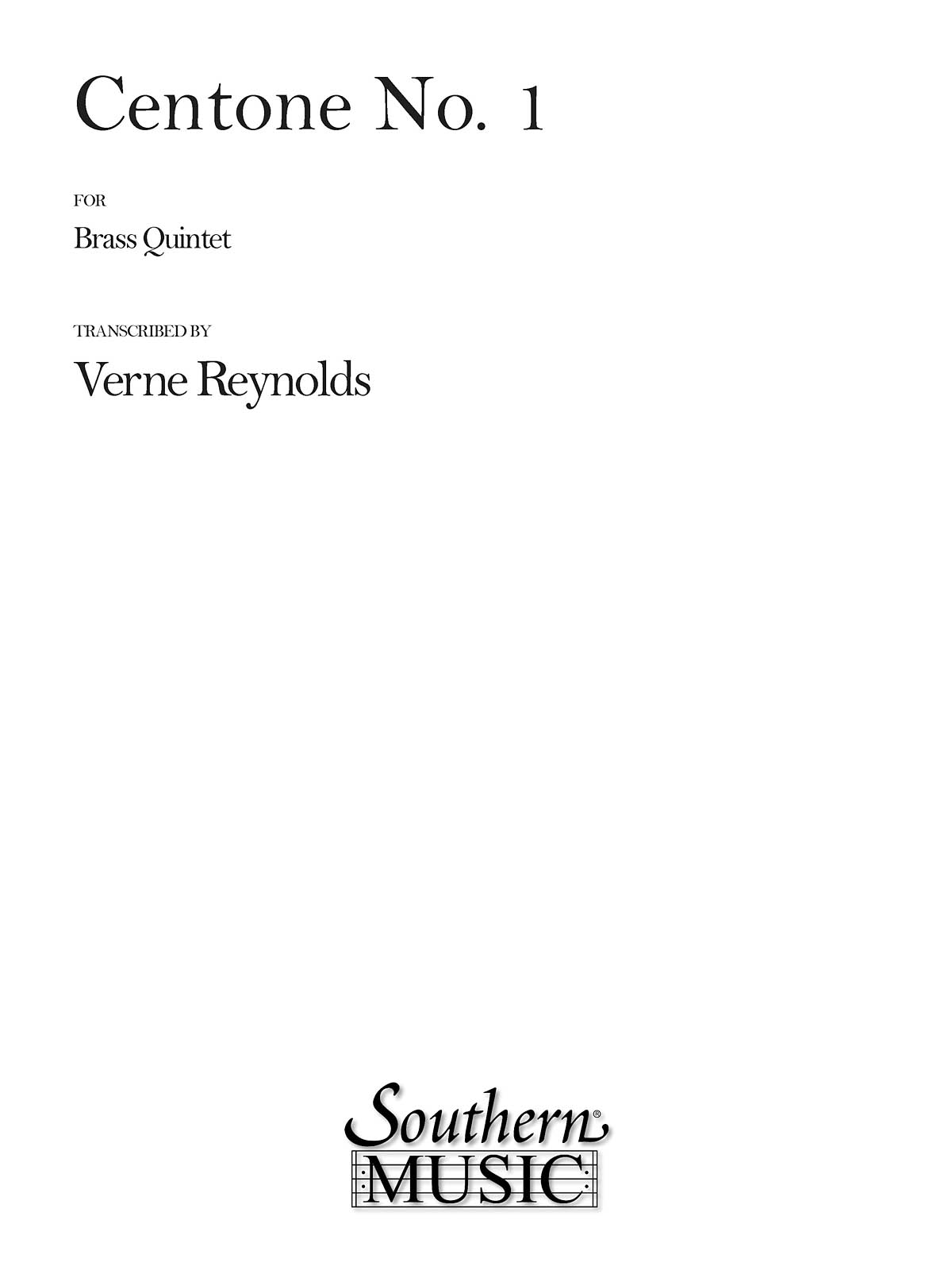 Centone No. 1 Verne Reynolds
