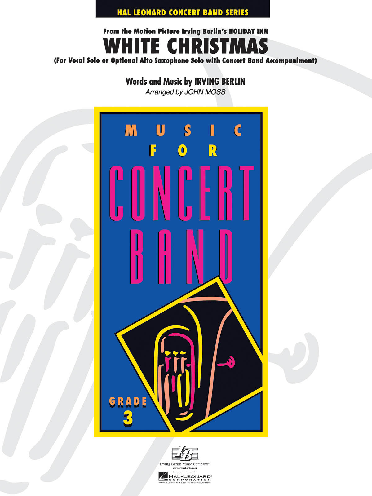 White Christmas : Vocal Solo or Alto Saxophone Solo with Concert Band