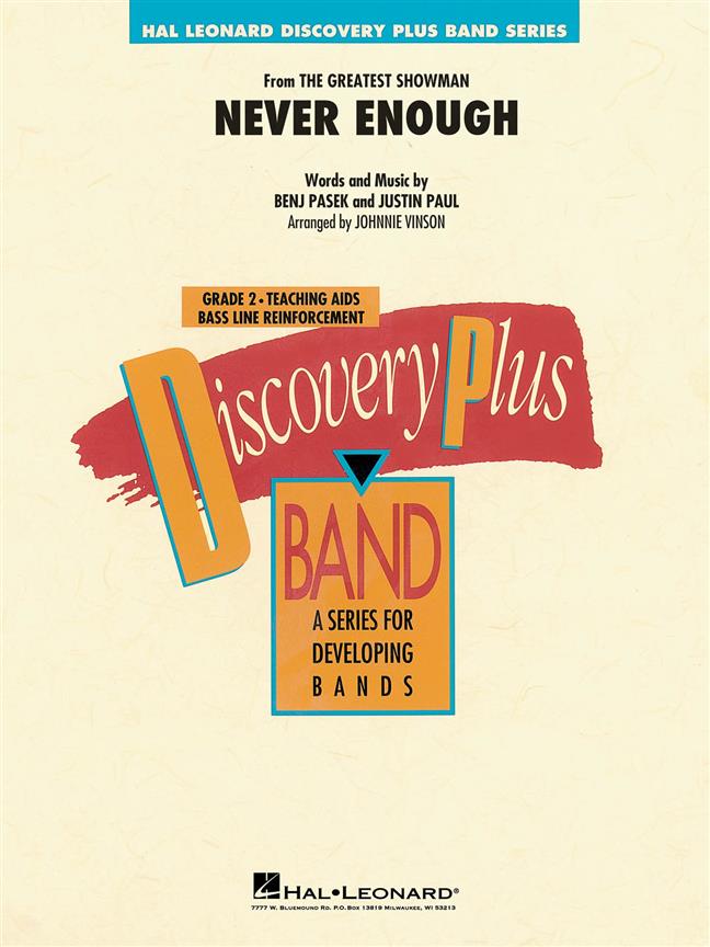 Never Enough (From 'The Greatest Showman') (Arr. Vinson) (Score/Parts)