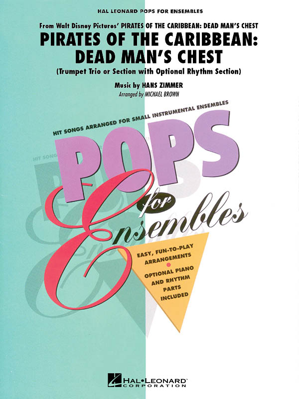 Pirates of the Caribbean - Dead Man's Chest : Trumpet Trio or Ensemble (w/opt. rhythm section)