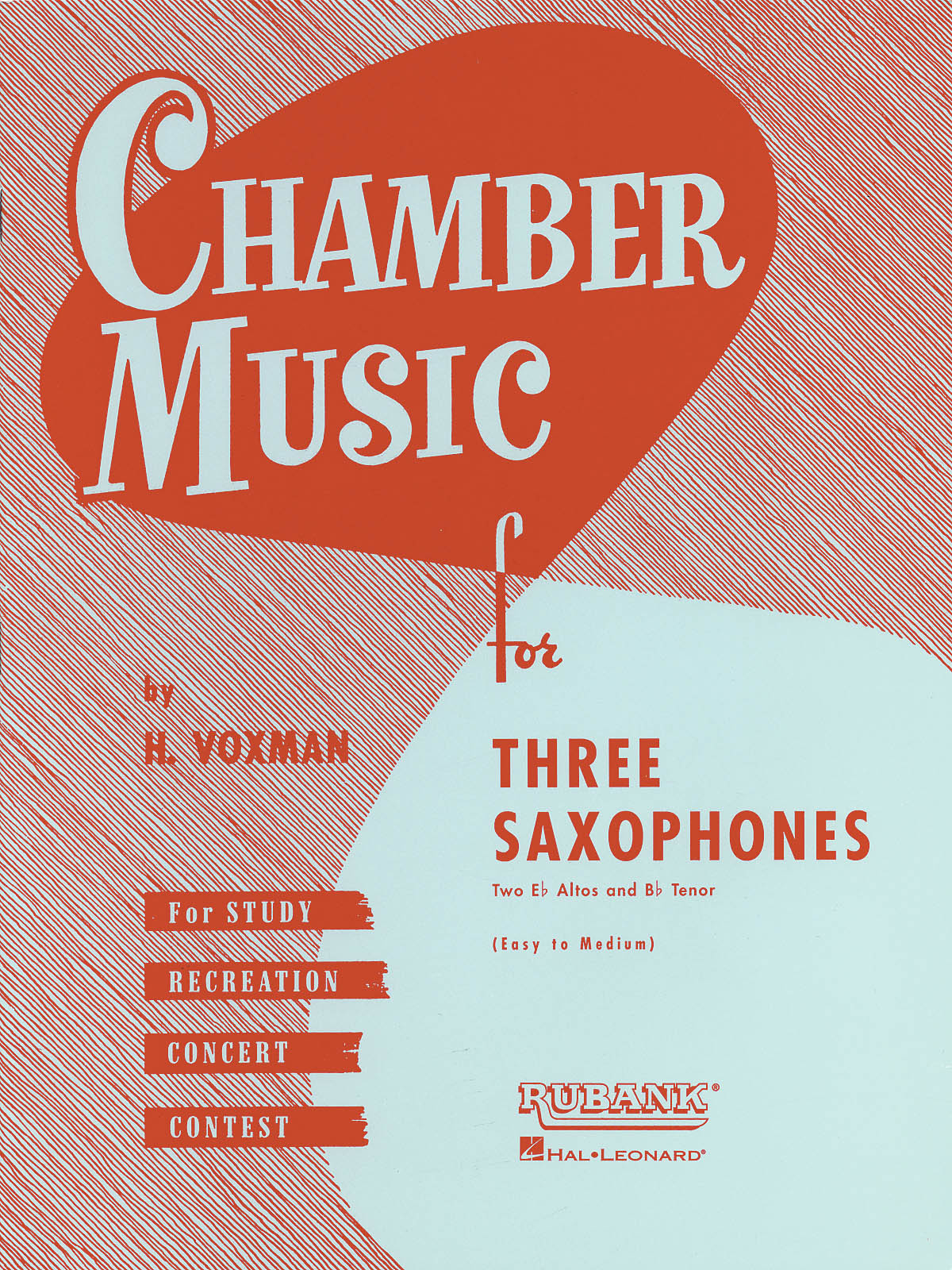 Chamber Music for Three Saxophones : for Two Eb Alto and Bb Tenor Saxophones