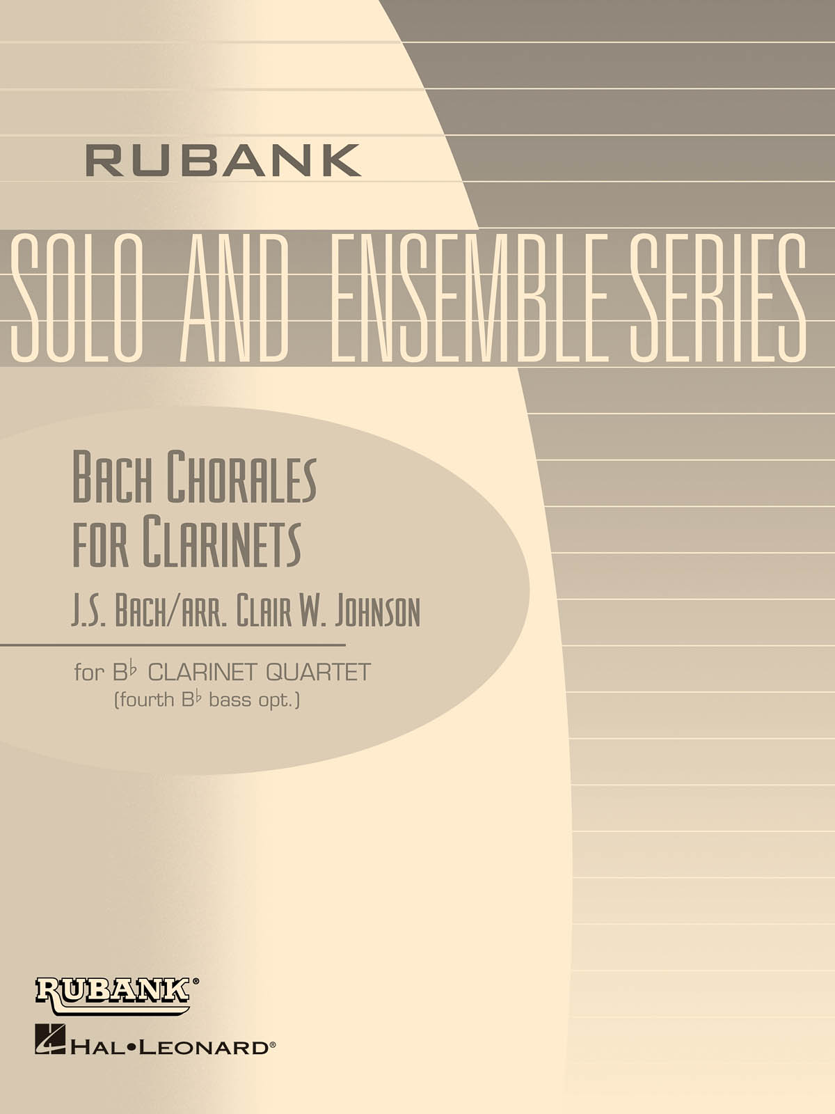 Bach Chorales for Clarinets : Clarinet Quartet - Grade 1