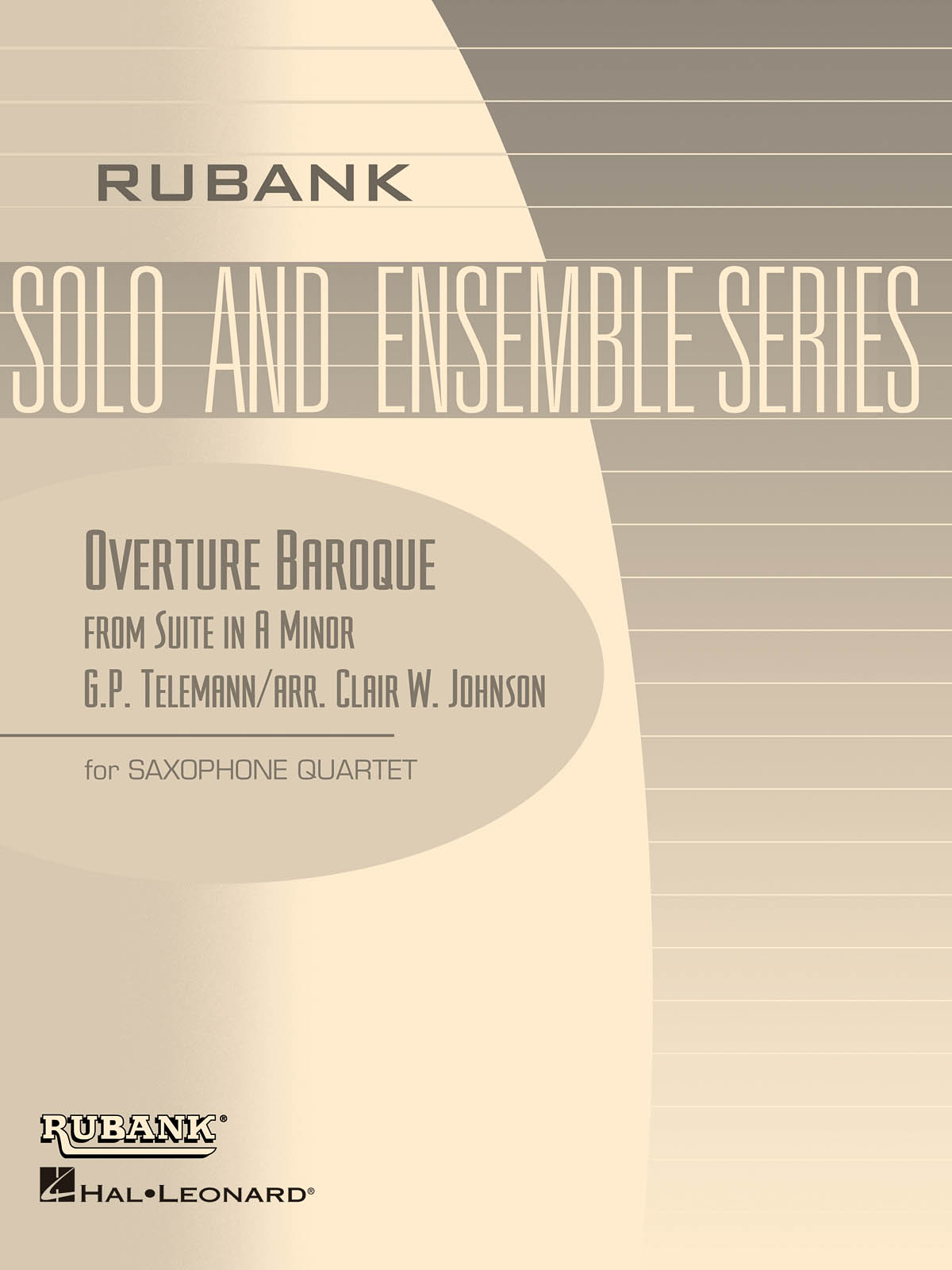 Overture Baroque (from Suite in A Minor) : Saxophone Quartet - Grade 4