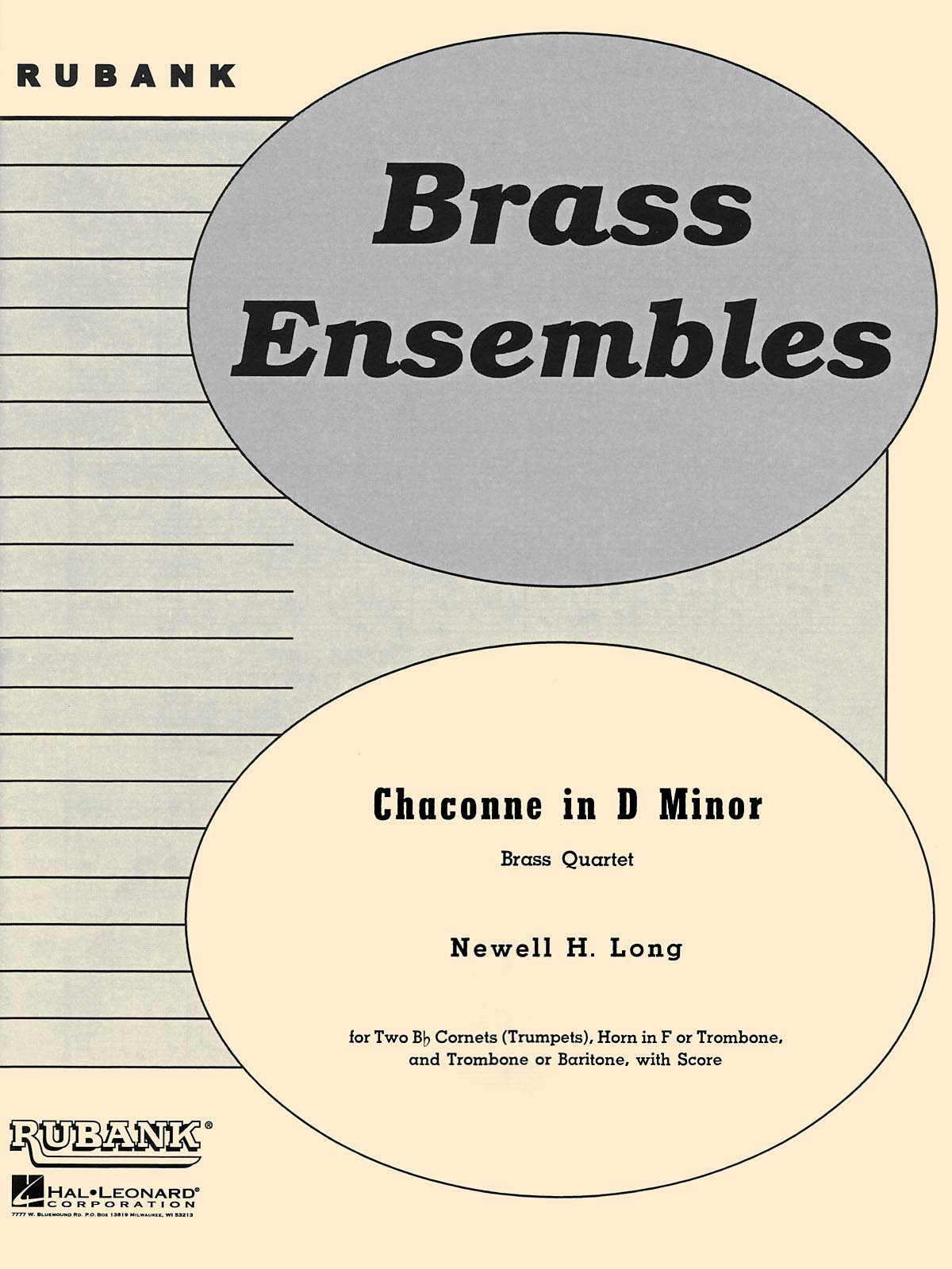 Chaconne in D Minor : Brass Quartet