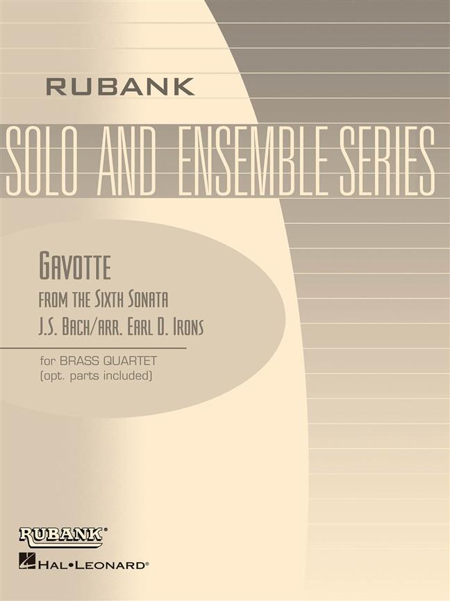 Gavotte (from the Sixth Sonata) : Brass Quartet - Grade 2