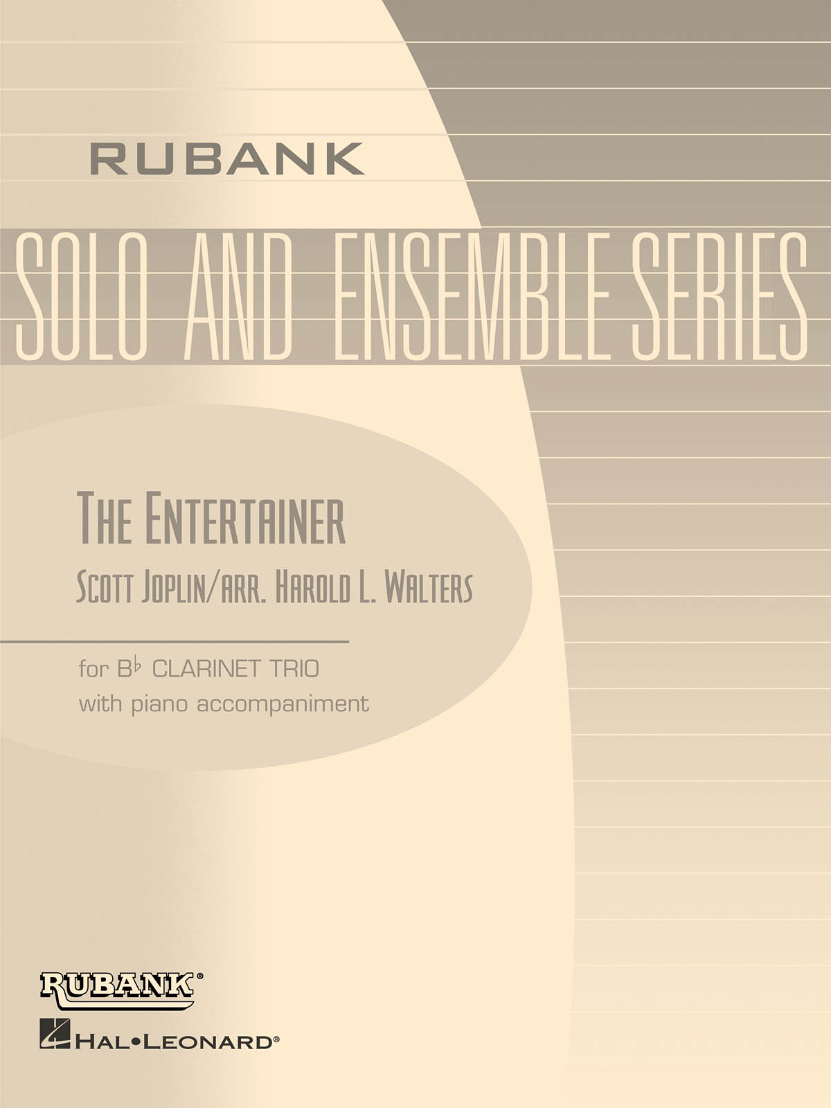 The Entertainer : Bb Clarinet Trio with Piano Accompaniment