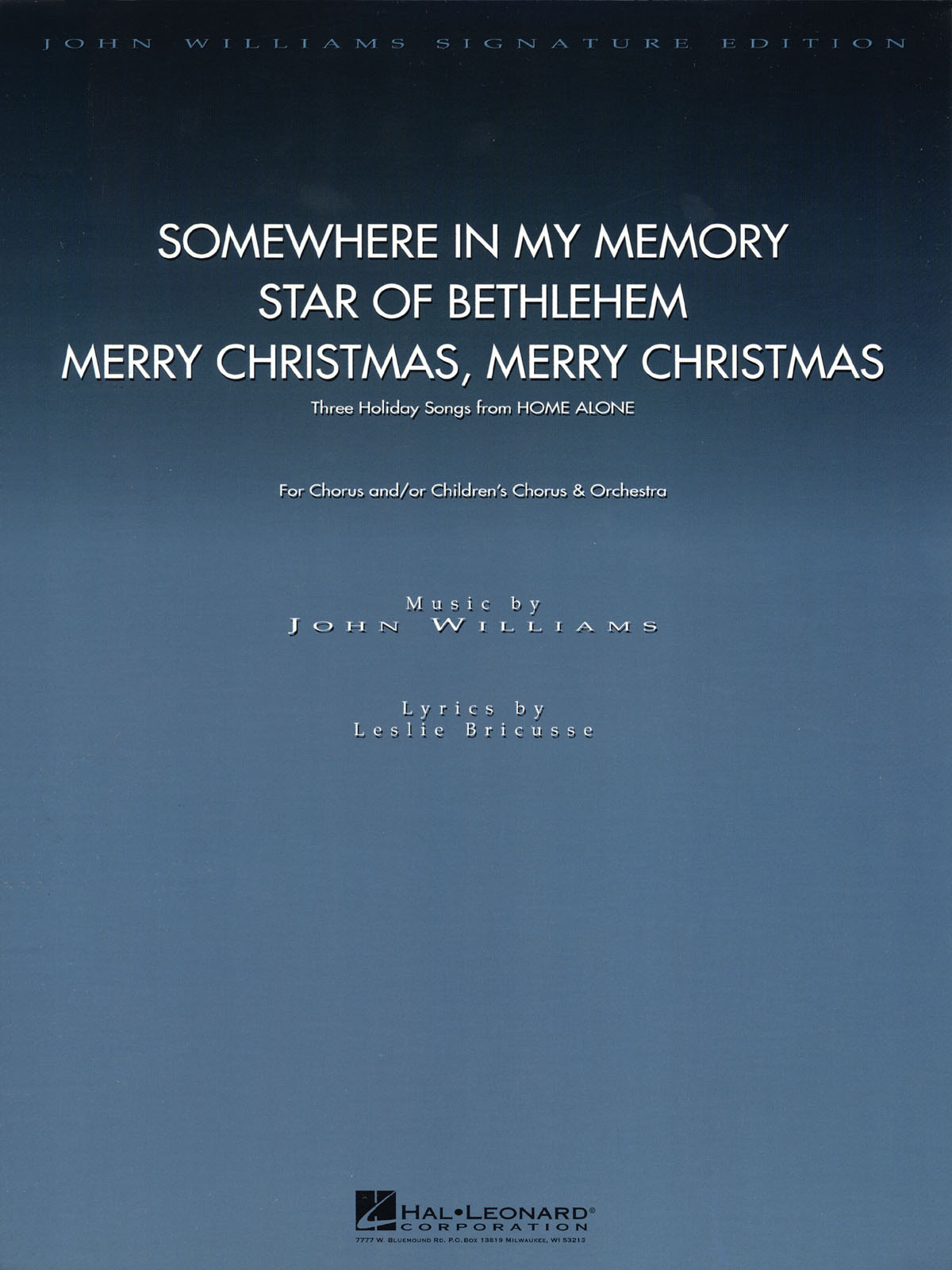 Three Holiday Songs from Home Alone : Deluxe Score