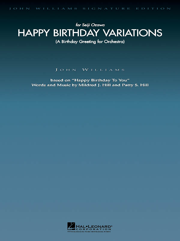 Happy Birthday Variations : Score and Parts