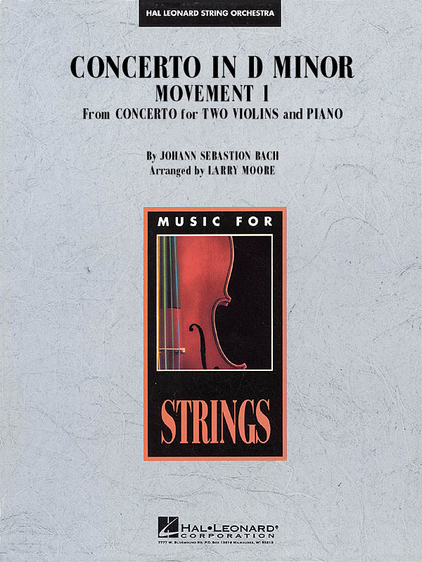 Concerto in D Minor (Movement 1) : (from Concerto for Two Violins and Piano)