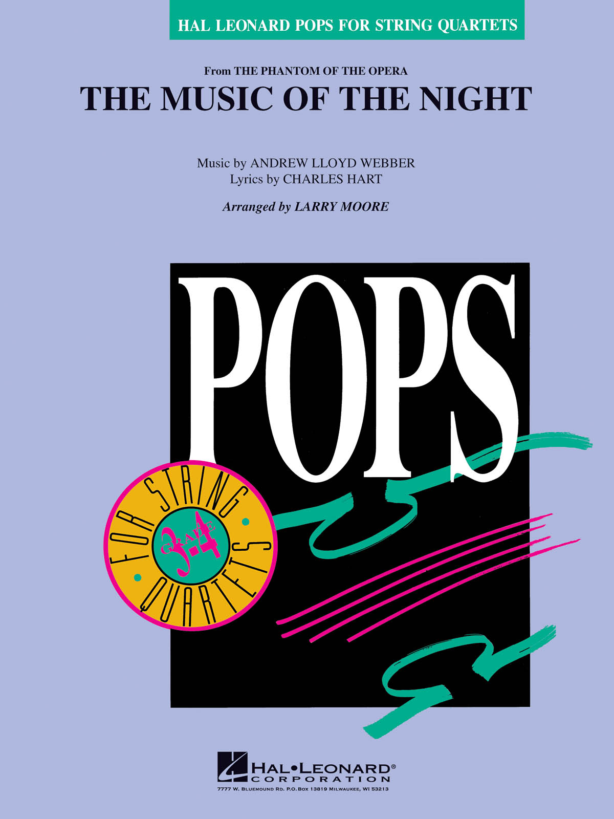 The Music of the Night (from Phantom of the Opera) : Pops For String Quartet