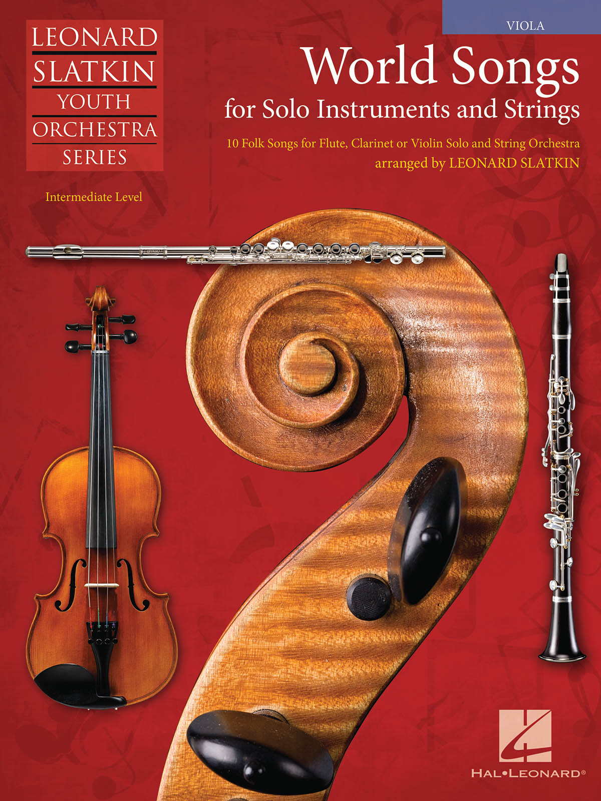 World Songs for Solo Instruments and Strings : Viola