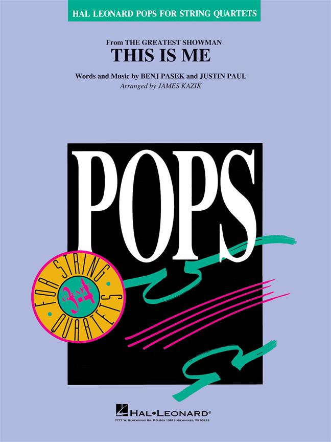 Benj Pasek/Justin Paul: This Is Me (Arr. Kazik) (Score And Parts)