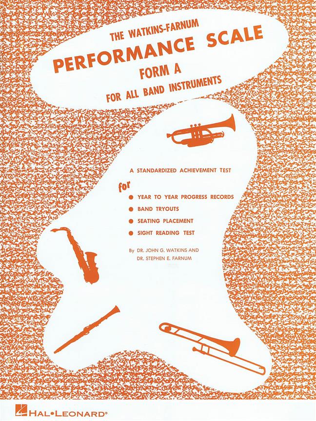 Watkins-Farnum Performance Scale - Form A Book : For All Band Instruments