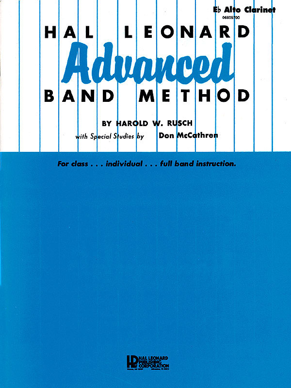 Hal Leonard Advanced Band Method : Alto Clarinet