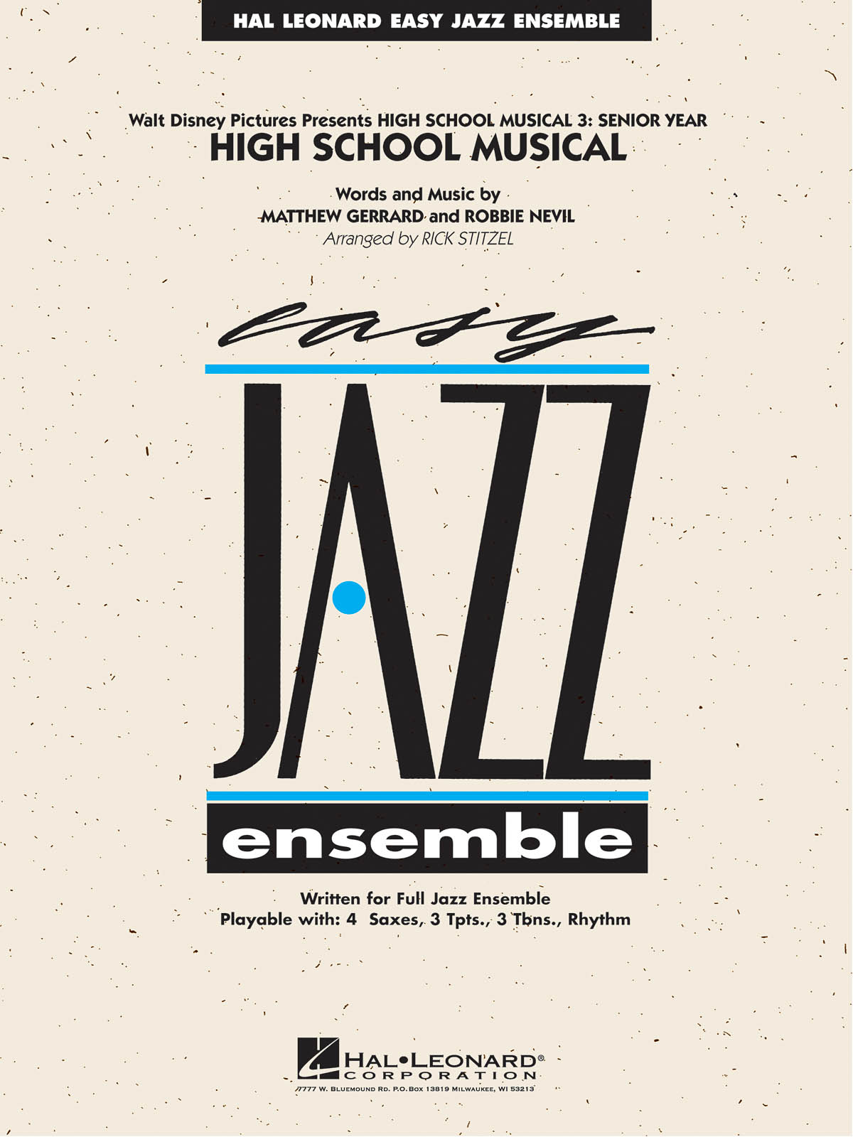 High School Musical 3: Senior Year : Easy Jazz Ensemble Series