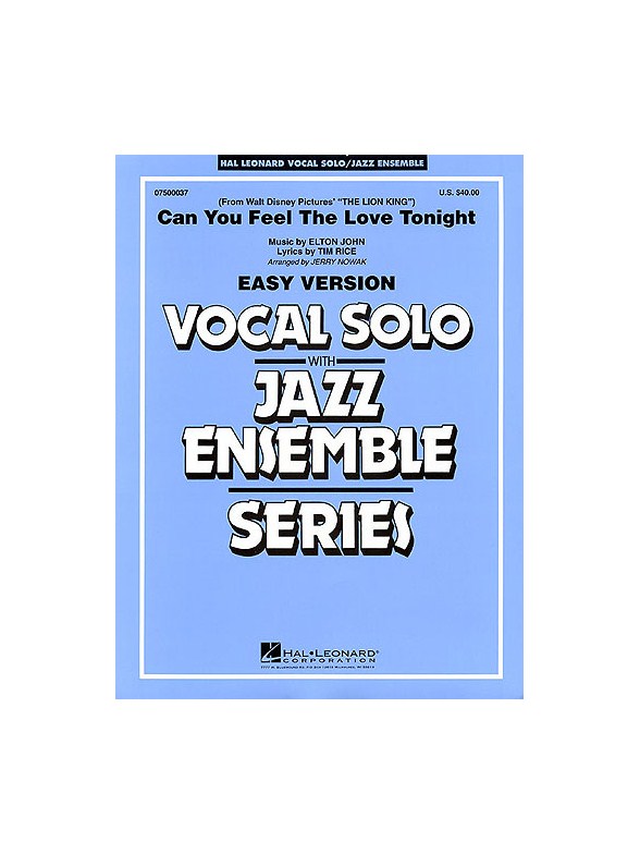Elton John: Can You Feel the Love Tonight (Lion KIng) - Voice and Jazz Ensemble