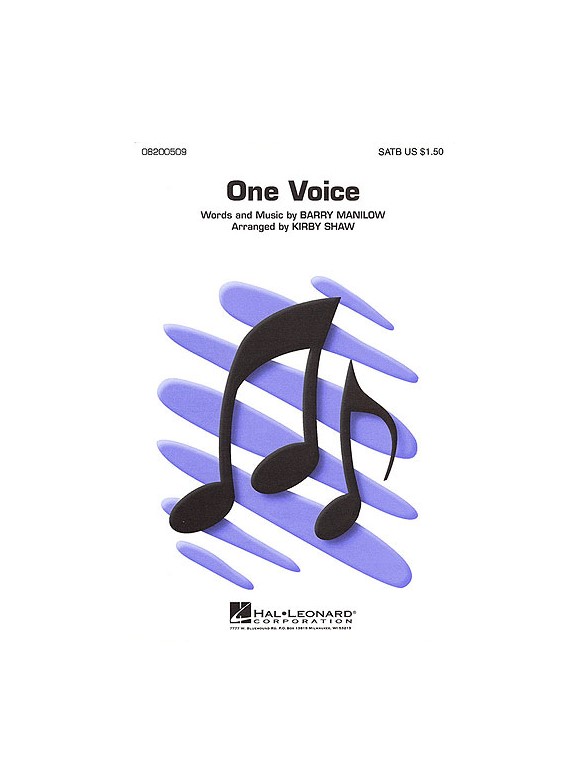 Barry Manilow: One Voice (SATB)
