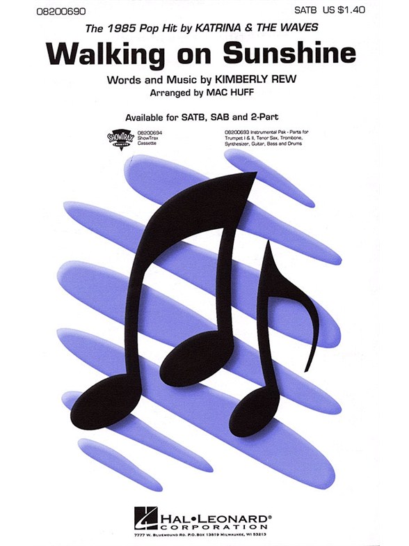 Katrina & The Waves: Walking On Sunshine (SATB)