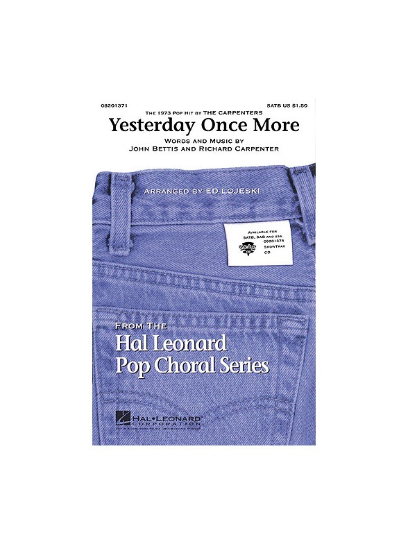 The Carpenters: Yesterday Once More (SATB)