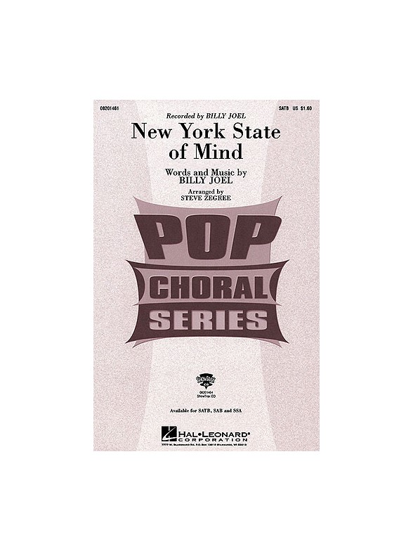 New York State Of Mine Zegree Satb