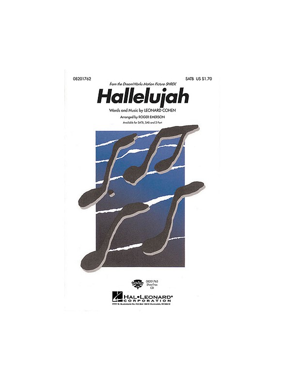 Leonard Cohen Hallelujah (SATB)
