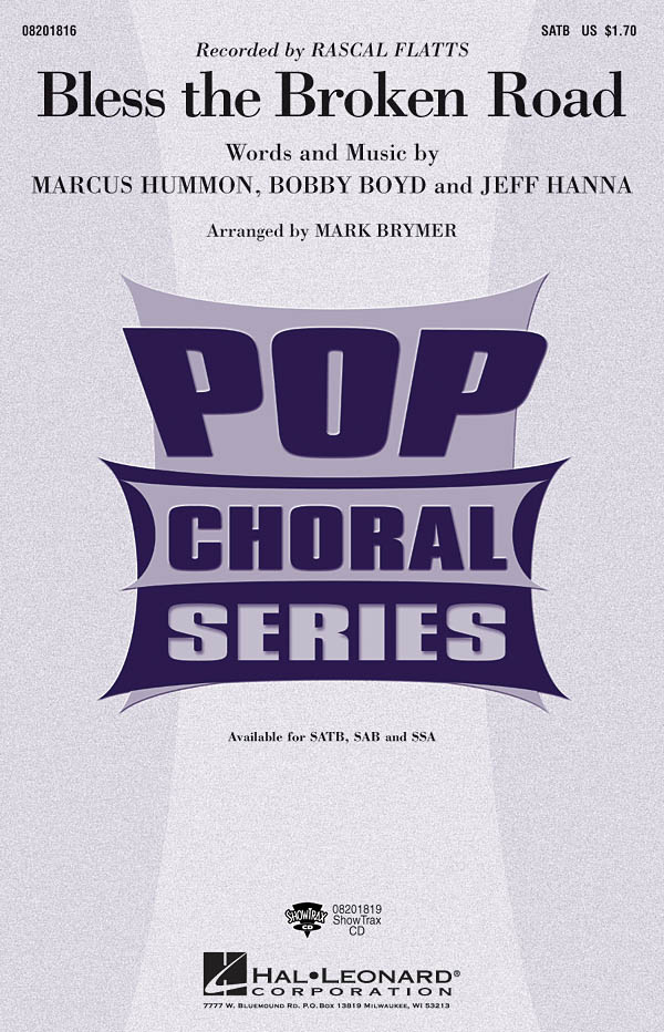 Bless The Broken Road (Brymer) Satb