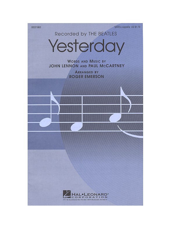 The Beatles: Yesterday (SATB)
